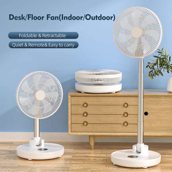 Foldable Oscillating Standing Fan D1201 - Image 2