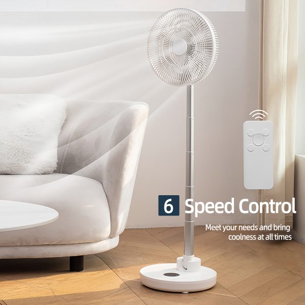 Foldable Oscillating Standing Fan D1201 - Image 3