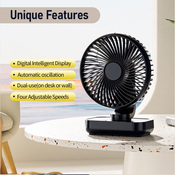 USB Portable Mini Desk Fan D606Y - Image 4