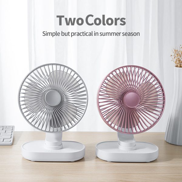 USB Rotation Quiet Small Desk Fan D77 - Image 6