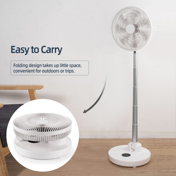 Foldable Oscillating Standing Fan D1201 - Image 5