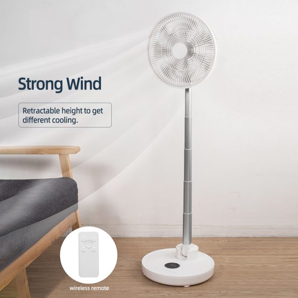 Foldable Oscillating Standing Fan D1201 - Image 6