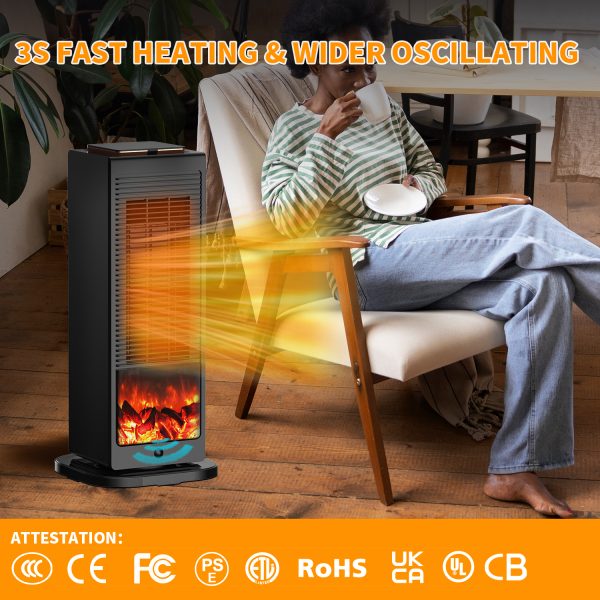 SwiftHeat ComfortSafe Oscillating Heater HP2227Y