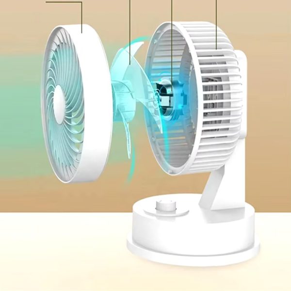 Breeze with Adjustable Angles and Quiet Operation 3D Circulator Fan FT2001 - Image 2