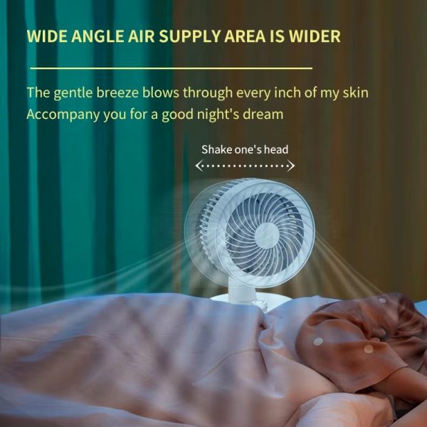 Breeze with Adjustable Angles and Quiet Operation 3D Circulator Fan FT2001 - Image 6